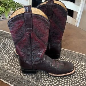Roper Burgandy gorgeous Leather Boots